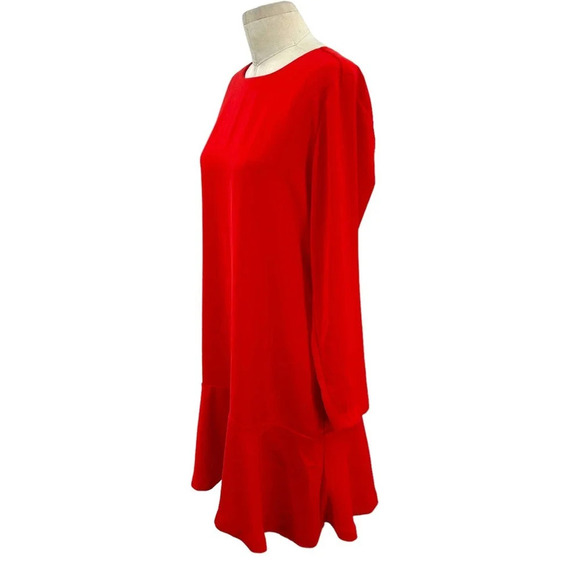 Karen by Simonsen‎ Mab Shift Drop Waist Red Dress in Red Size 38 / US 6 - Picture 5 of 10